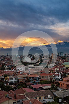 Firey Sunset Cochabamba photo