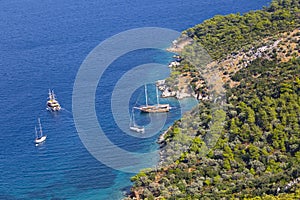 Firnaz Cove is one of the most beautiful coasts in Kalkan of Antalya.