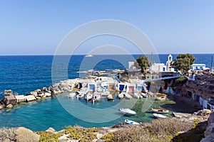 Firopotamos Beach at Milos island, Greece