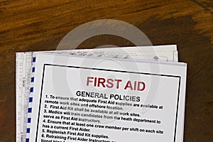 First Aid basic training manual