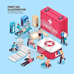 First Aid Box Background