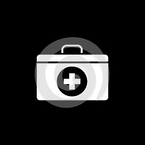 First aid box solid icon