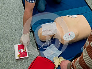 First aid cardiopulmonary resuscitation course.