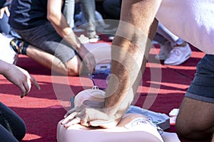 First aid and cardiopulmonary resuscitation training