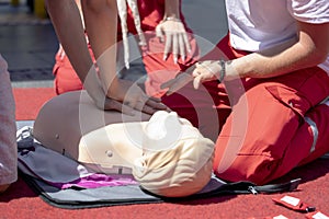 First aid and CPR - Cardiopulmonary resuscitation class