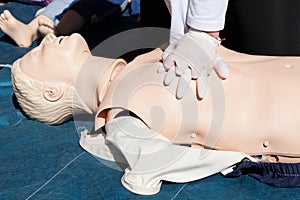 First aid and CPR - Cardiopulmonary resuscitation training