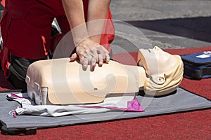 First aid and CPR - Cardiopulmonary resuscitation training