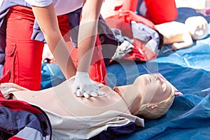 First aid and CPR class