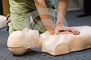 First aid CPR seminar.