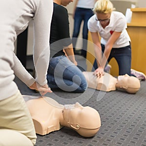 First aid CPR seminar. photo