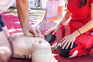 First aid and CPR training