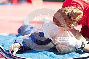 First aid and CPR training