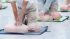 First Aid CPR Training Cardiopulmonary resuscitation, how to perform CPR