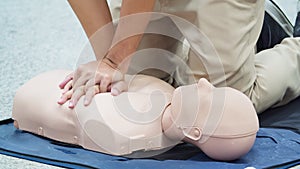 First Aid CPR Training Cardiopulmonary resuscitation, how to perform CPR