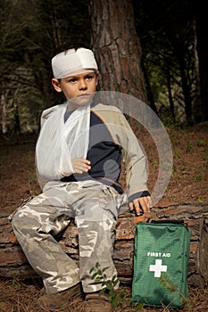 First Aid in the Forest photo