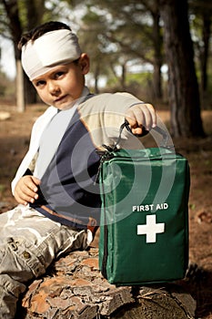 First Aid in the Forest photo