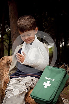 First Aid in the Forest photo