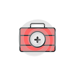 First aid icon in colored version