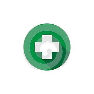 First aid icon design template vector isolated