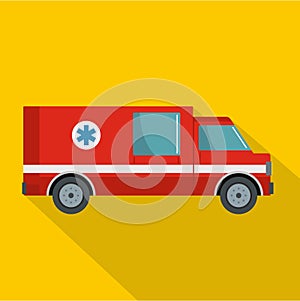 First aid icon, flat style
