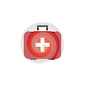 First aid icon on white background