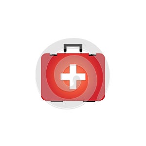 First aid icon on white background