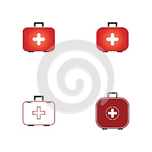 First aid icon on white background