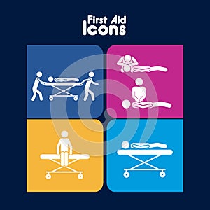 First aid icons