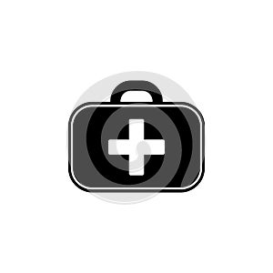 First aid kit icon. Doctor element icon