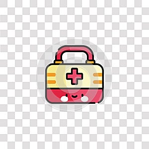 first aid kit icon sign and symbol. first aid kit color icon for website design and mobile app development. Simple Element from