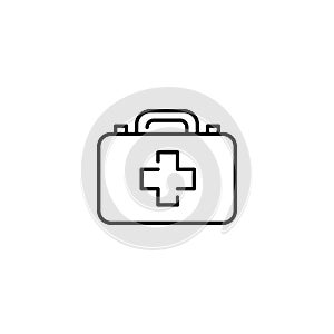 First aid kit icon