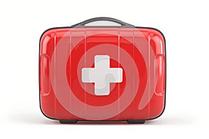 First Aid Kit isolated on white