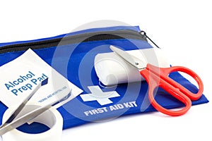 First aid kit with medical accessories