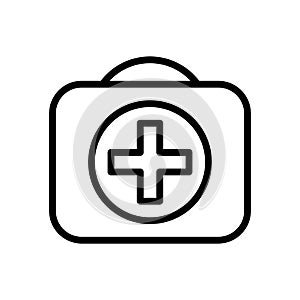 First aid kit, outline