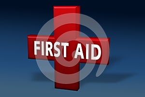 First aid medical cross