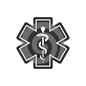 First aid, medical emergency vector symbol