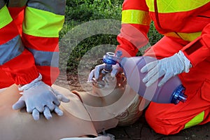 First aid, reanimation photo