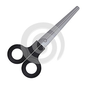 First AID scissors icon on white background