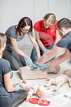 First aid training