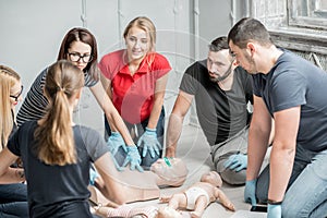 First aid training