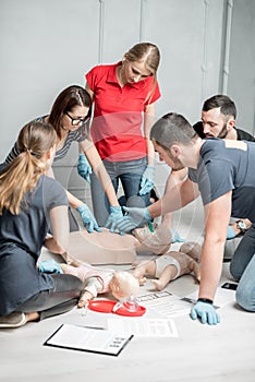 First aid training