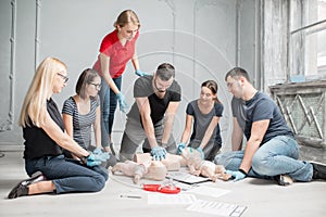 First aid training