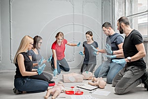 First aid training