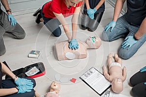 First aid training