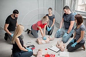 First aid training