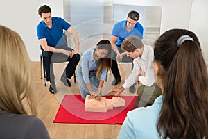 First aid training