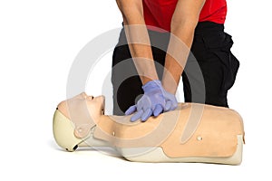 First aid training, resuscitation training