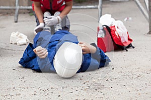 First aid after workplace accident