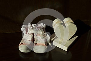 The first baby shoes