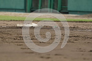 First base with dirt